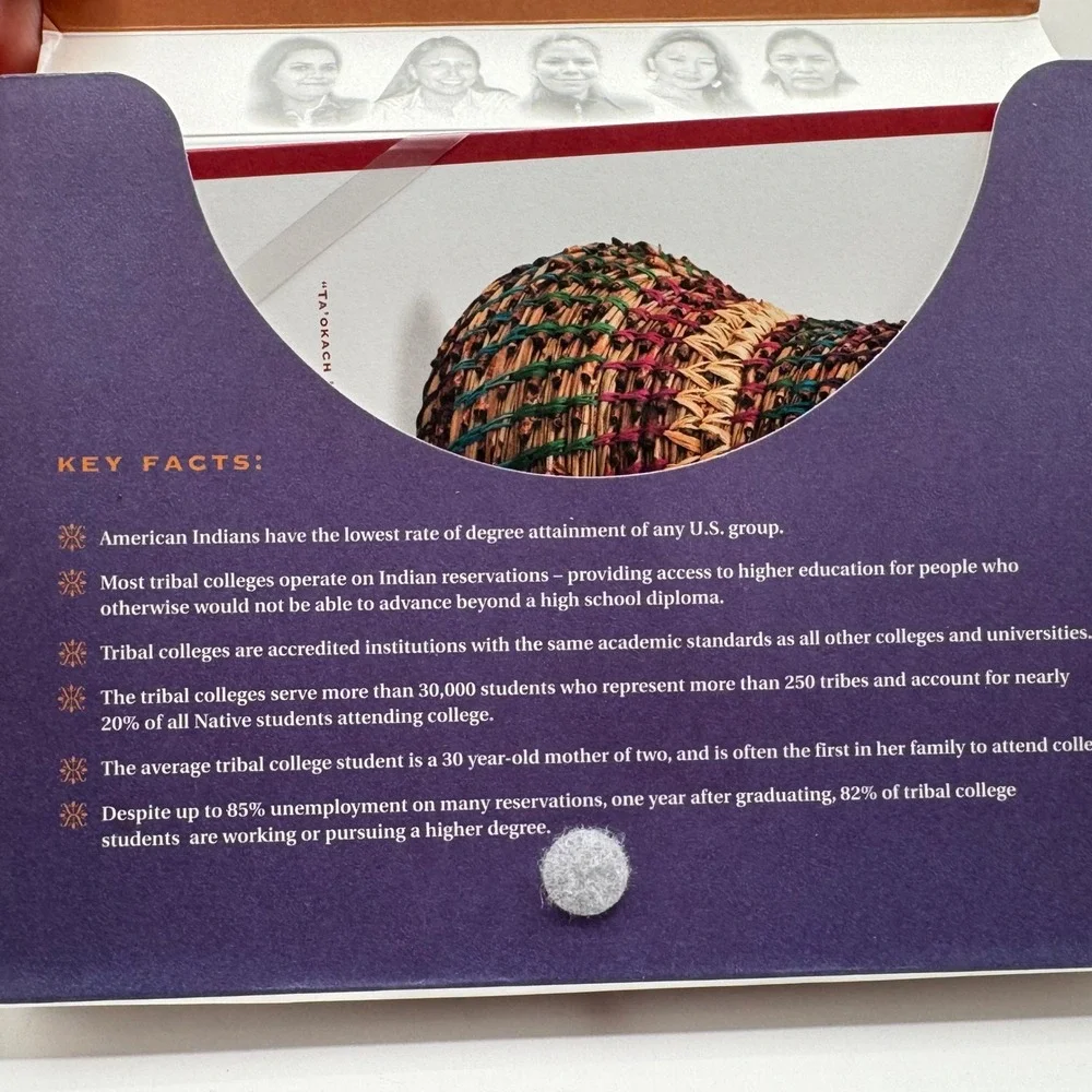 American Indian College Fund Notecard Set Multi Tribal College Portfolio 2005